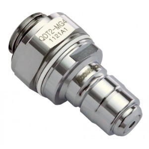 QDT2 EPDM Male Quick Disconnect No-Spill Coupling, Male Threaded G 1/4 BSPP [QDT2-MG4]