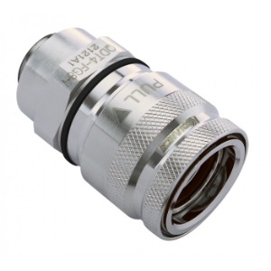 QDT4 Viton Female Quick Disconnect No-Spill Coupling, Male Threaded G 3/8 BSPP [QDT4-FG8-V]