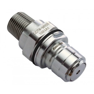 QDT4 Viton Male Quick Disconnect No-Spill Coupling, Male Threaded, 3/8 NPT [QDT4-MN38-V]