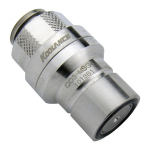 QD3 Quick Disconnect No-Spill Coupling Male, Threaded G 1/4 BSPP[QD3-MSG4]