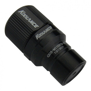 QD3 Male Quick Disconnect No-Spill Coupling, Compression for 10mm x 13mm*Black* [QD3-MS10x13-BK]