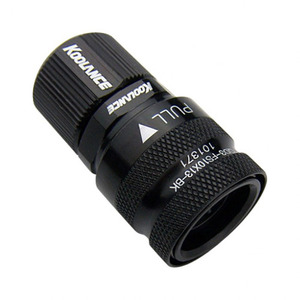 QD3 Female Quick Disconnect No-Spill Coupling, Compression for 10mm x 13mm Black [QD3-FS10X13-BK]